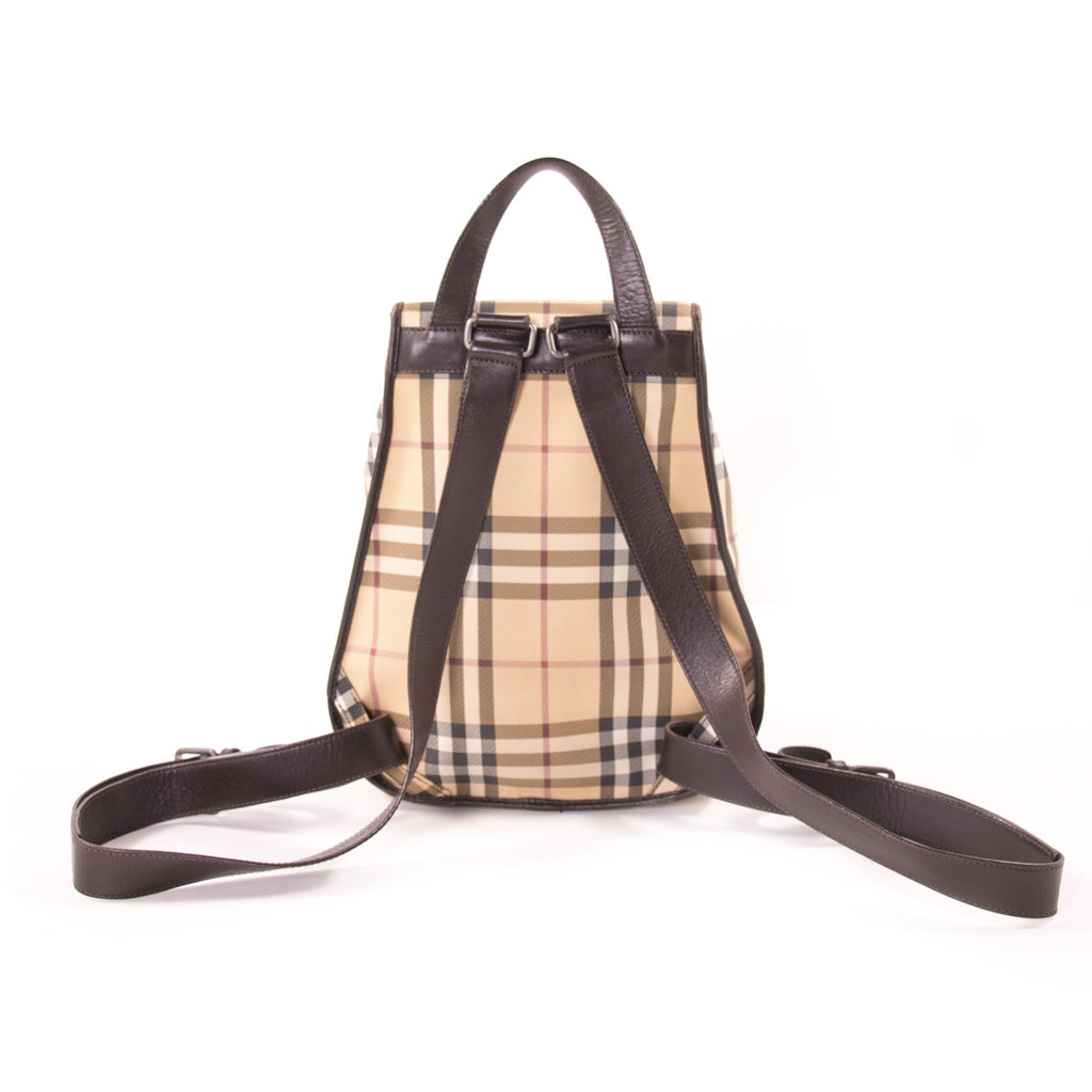 Burberry Small Nova Check Backpack Bags Burberry - Shop authentic new pre-owned designer brands online at Re-Vogue