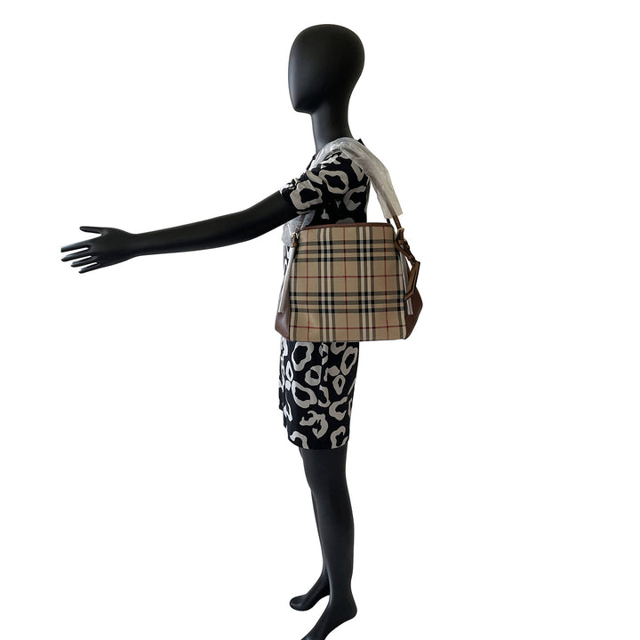 Burberry Haymarket Shopper Tote Bag - revogue