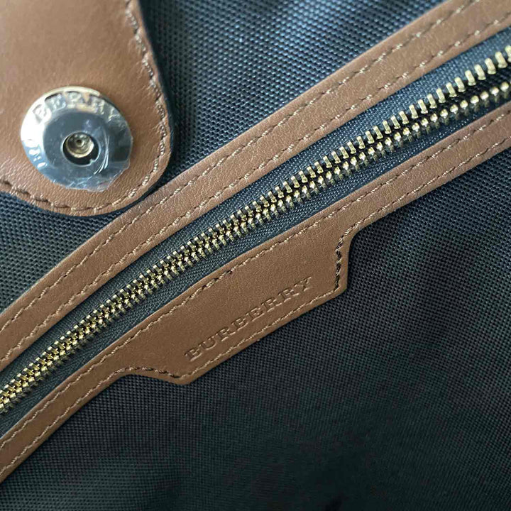 Burberry Haymarket Shopper Tote Bag - revogue