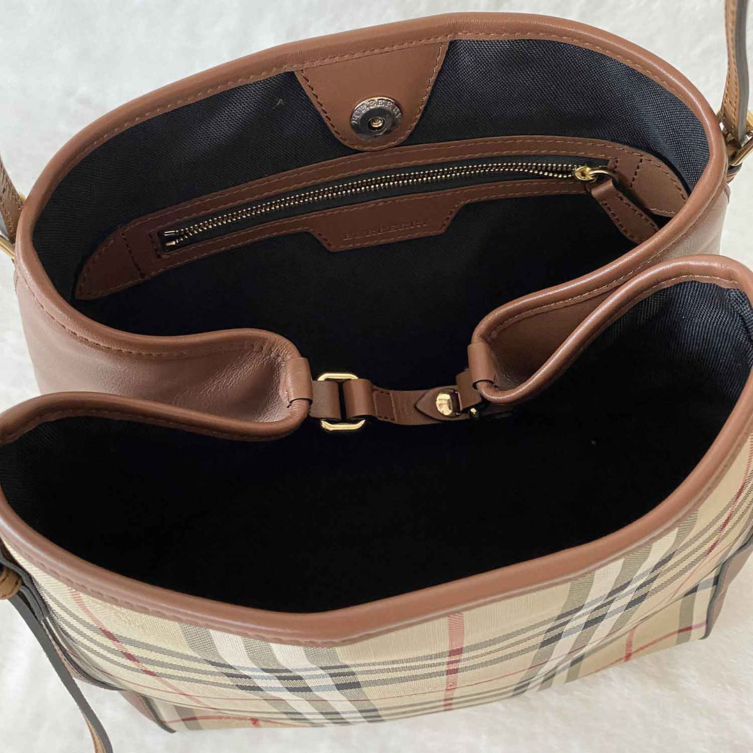 Burberry Haymarket Shopper Tote Bag - revogue