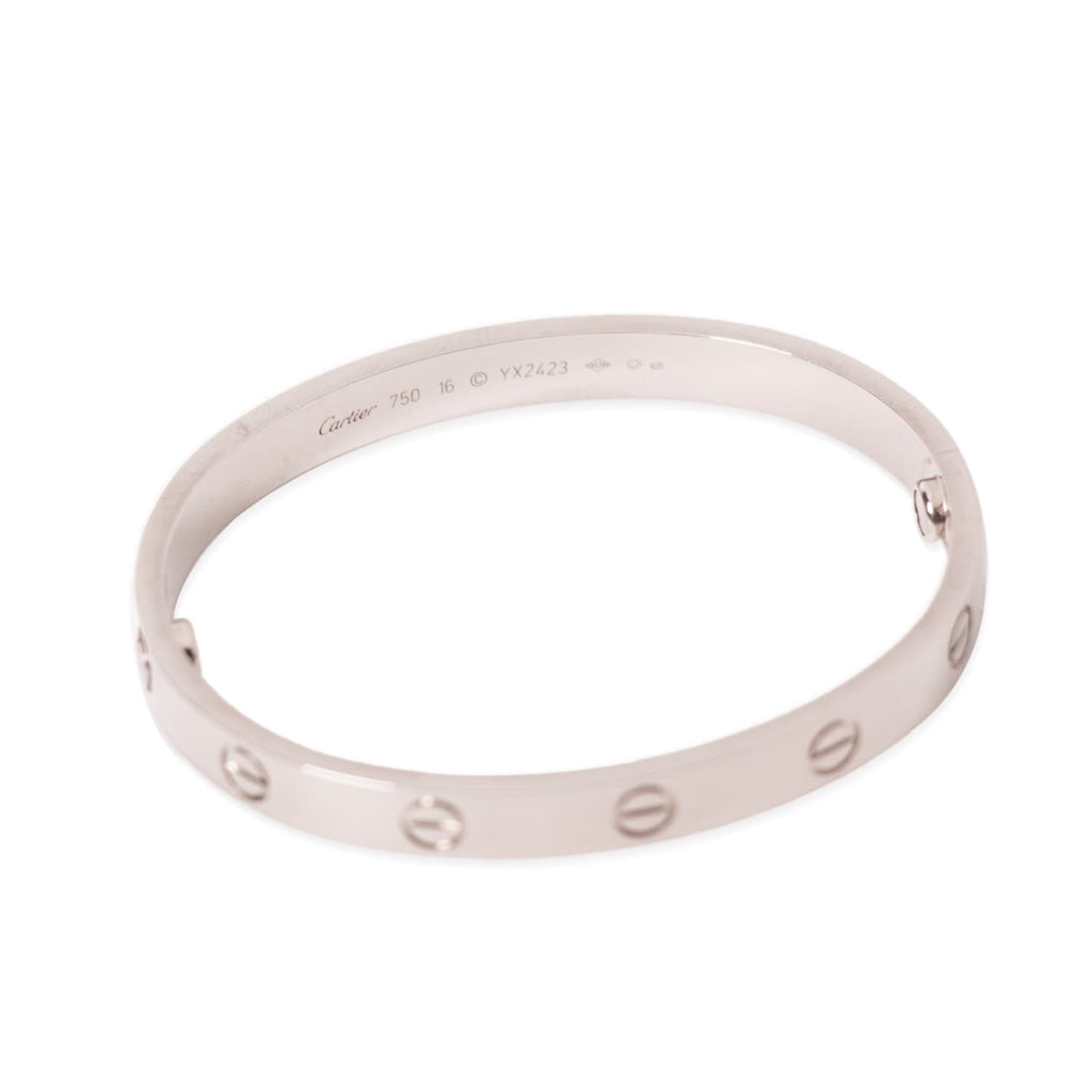 Cartier White Gold Love Bracelet Accessories Cartier - Shop authentic new pre-owned designer brands online at Re-Vogue