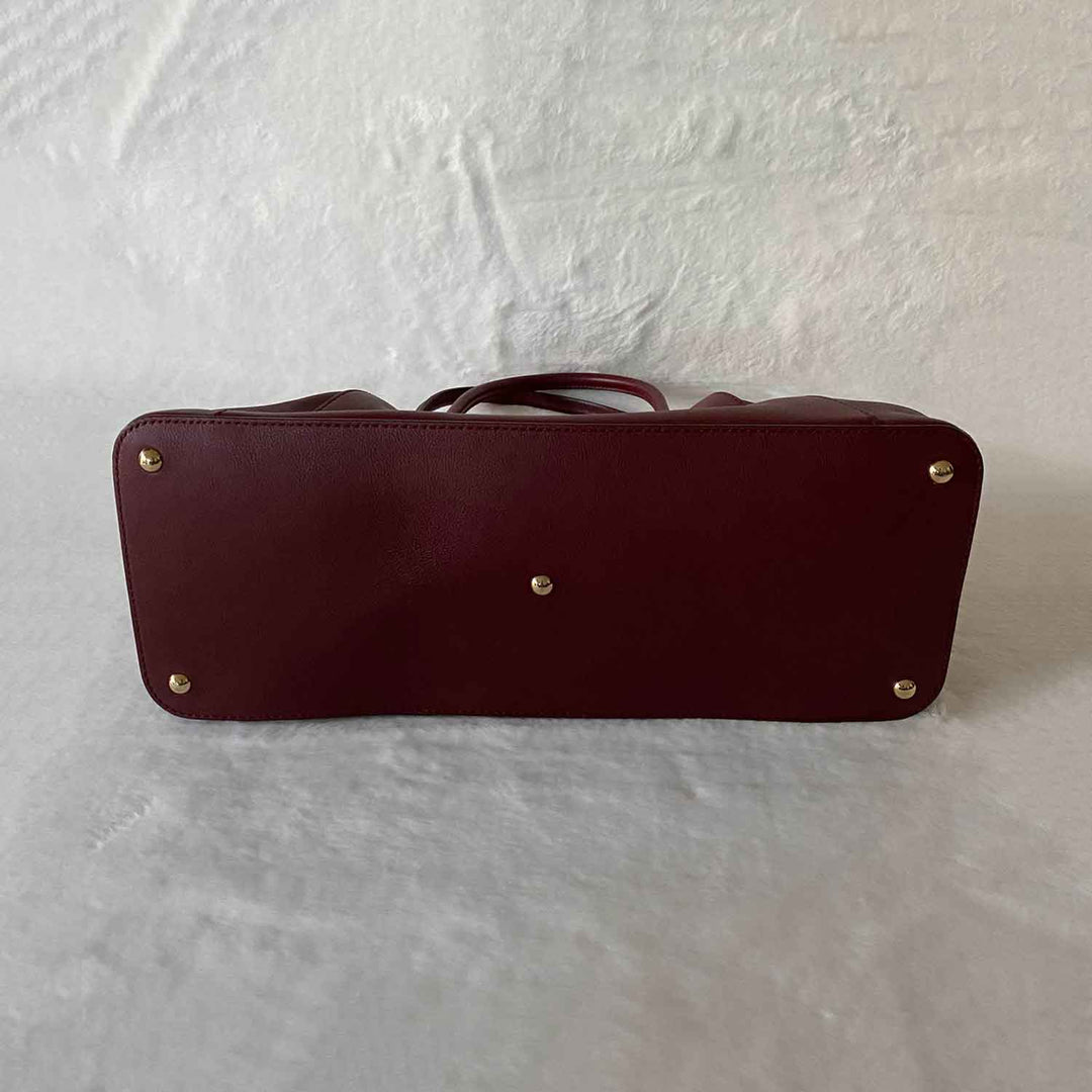 Cartier C de Cartier Leather Handbag