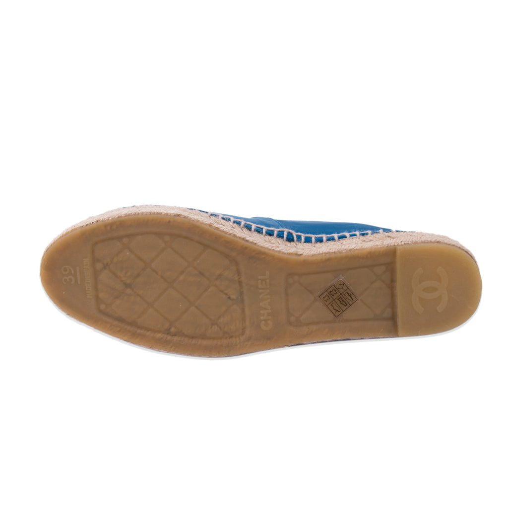 Chanel Lambskin Leather CC Espadrilles Shoes Chanel - Shop authentic new pre-owned designer brands online at Re-Vogue