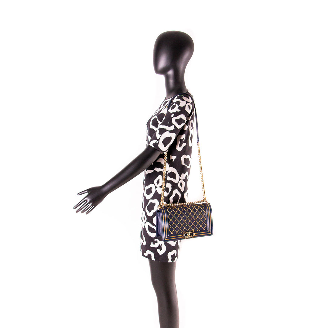 Chanel Boy Embellished Medium Flap Bag Bags Chanel - Shop authentic new pre-owned designer brands online at Re-Vogue