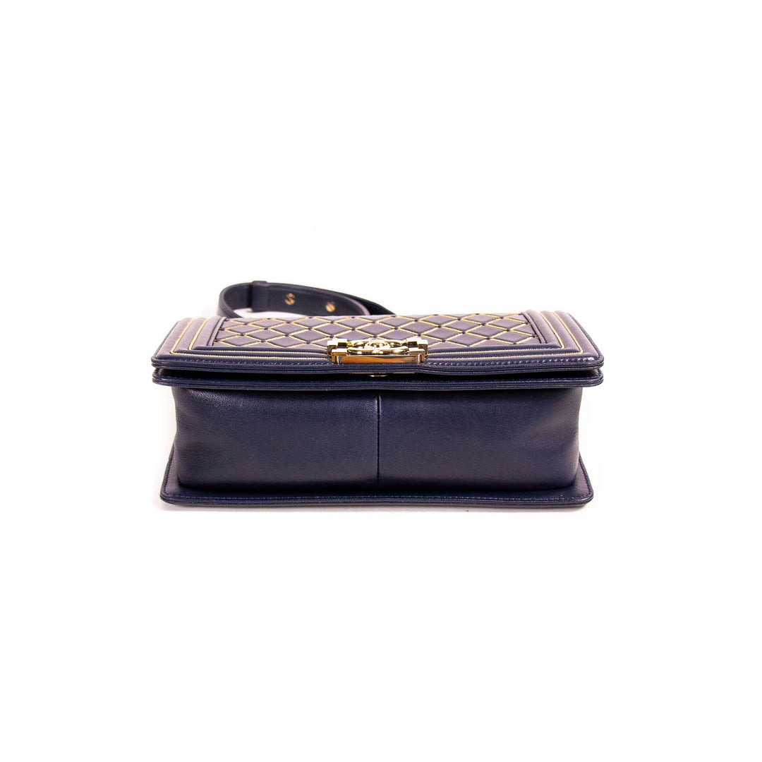 Chanel Boy Embellished Medium Flap Bag Bags Chanel - Shop authentic new pre-owned designer brands online at Re-Vogue