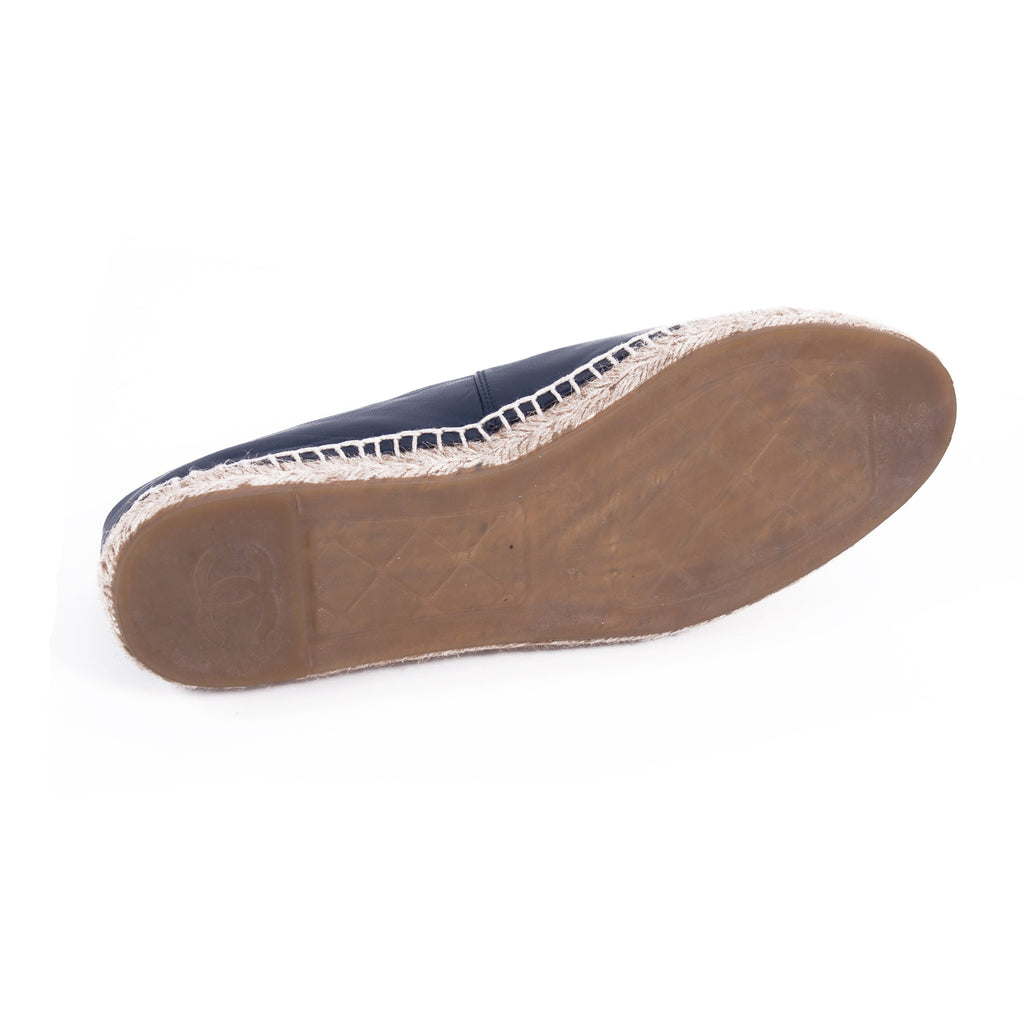 Chanel Lambskin Leather CC Espadrilles Shoes Chanel - Shop authentic new pre-owned designer brands online at Re-Vogue