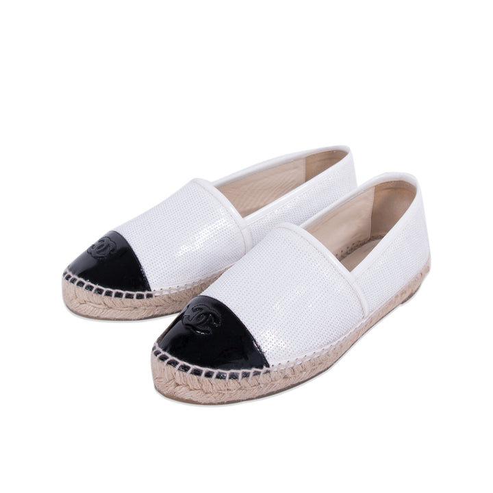 Chanel Sequin CC Espadrilles Shoes Chanel - Shop authentic new pre-owned designer brands online at Re-Vogue
