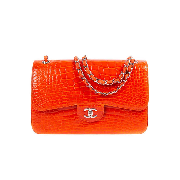 Chanel Classic Crocodile Jumbo Double Flap Bag Bags Chanel - Shop authentic new pre-owned designer brands online at Re-Vogue