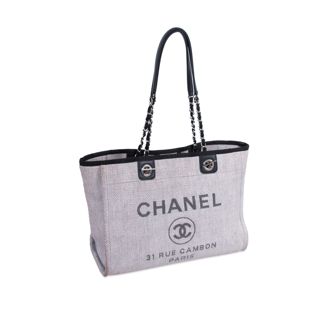 Chanel Small Deauville Tote Bag Bags Chanel - Shop authentic new pre-owned designer brands online at Re-Vogue