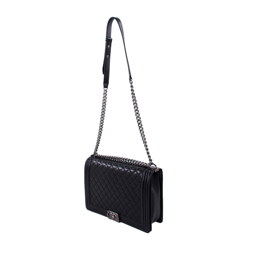 Chanel Large Boy Bag Bags Chanel - Shop authentic new pre-owned designer brands online at Re-Vogue