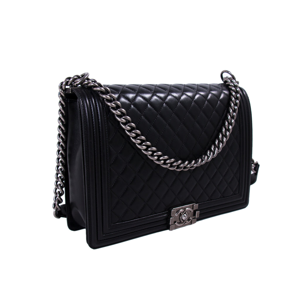 Chanel Large Boy Bag Bags Chanel - Shop authentic new pre-owned designer brands online at Re-Vogue