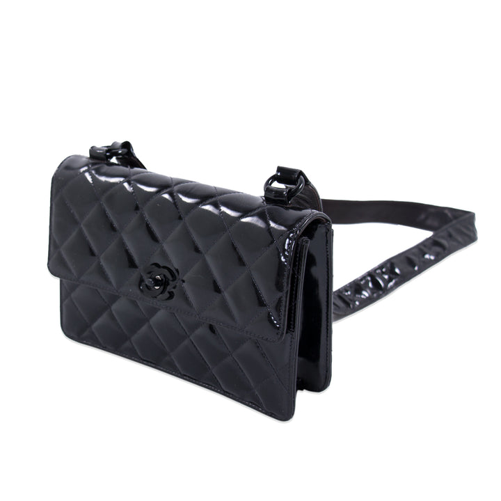 Chanel Vintage Quilted Patent Leather Flap Bag Bags Chanel - Shop authentic new pre-owned designer brands online at Re-Vogue