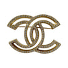 Chanel CC Logo Strass Pin Brooch