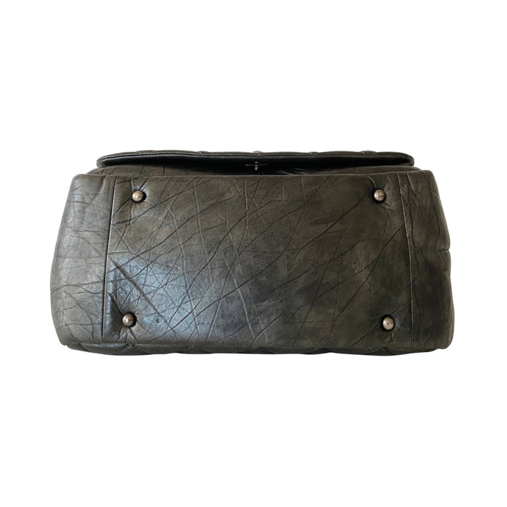 Chanel Crumpled Quilted CC Flap Bag - revogue