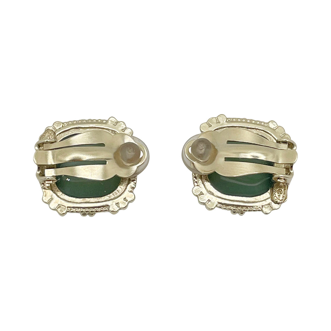 Chanel CC Logo Stud Earrings - revogue