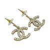 Chanel CC Logo Stud Earrings