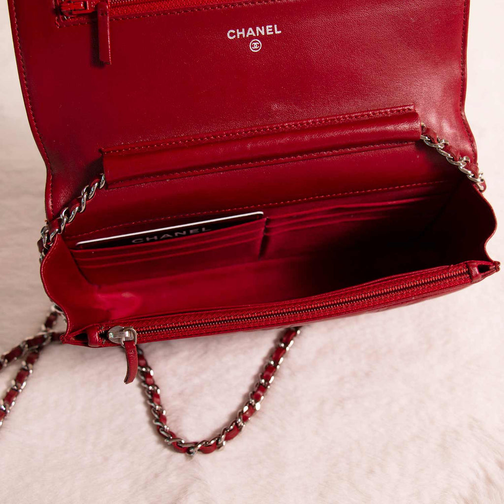 Chanel Camelia Flower Wallet on Chain