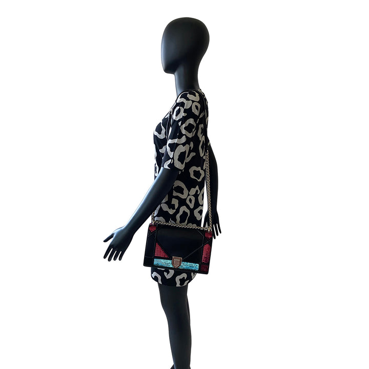 Christian Dior Sequin Diorama Medium Shoulder Bag - revogue