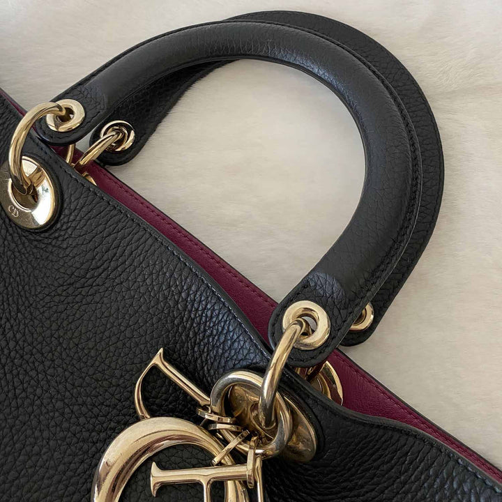 Christian Dior Diorissimo Large Leather Tote