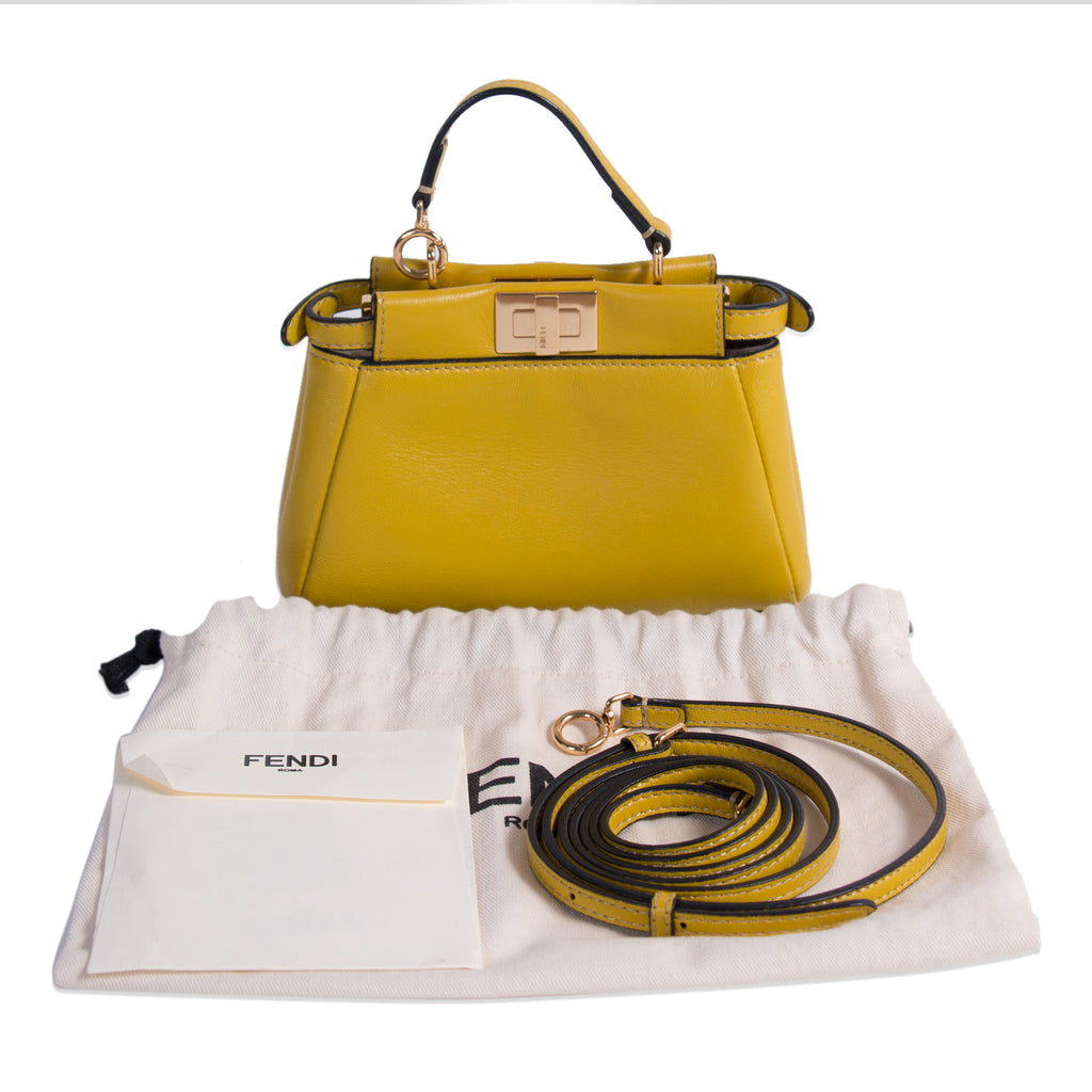 Fendi Micro Peekaboo Bag Bags Fendi - Shop authentic new pre-owned designer brands online at Re-Vogue