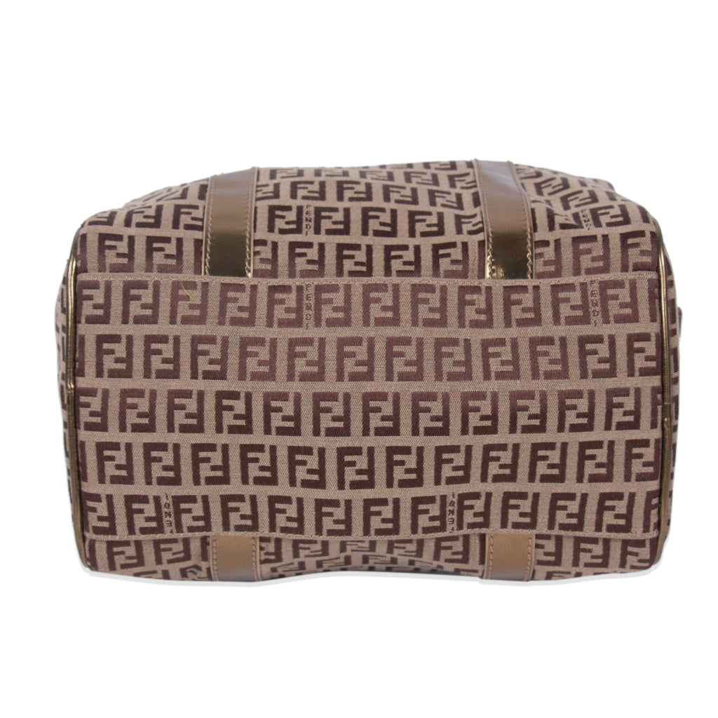 Fendi Zucca Spalmati Boston Bag Bags Fendi - Shop authentic new pre-owned designer brands online at Re-Vogue