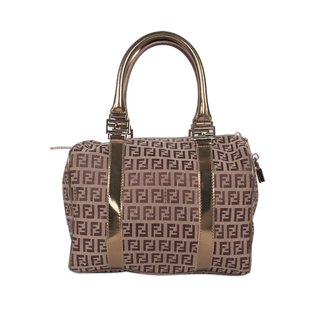 Fendi Zucca Spalmati Boston Bag Bags Fendi - Shop authentic new pre-owned designer brands online at Re-Vogue