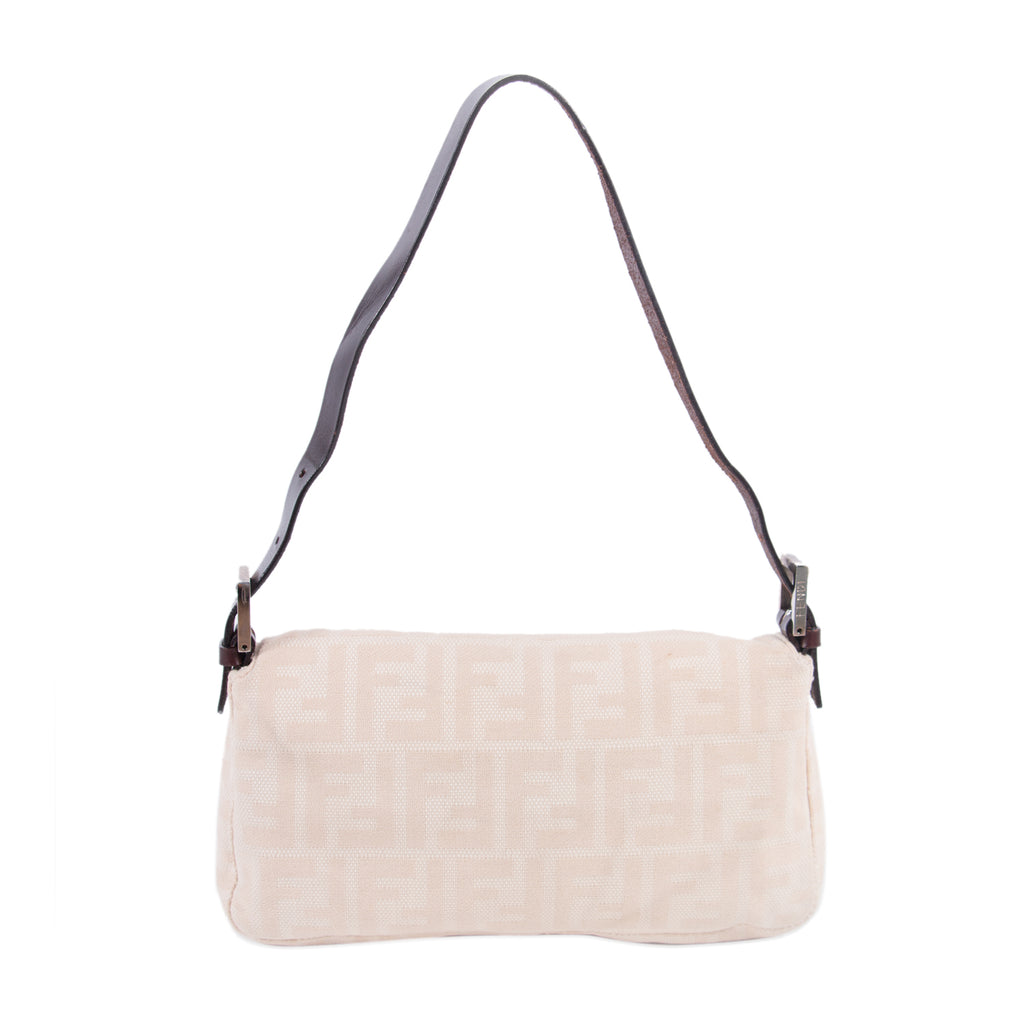 Fendi Natural Canvas Small Baguette Bags Fendi - Shop authentic new pre-owned designer brands online at Re-Vogue