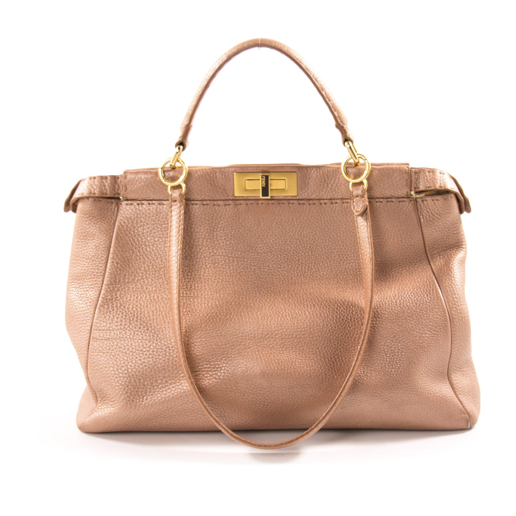 Fendi Large Selleria Peekaboo Shoulder Bag Bags Fendi - Shop authentic new pre-owned designer brands online at Re-Vogue