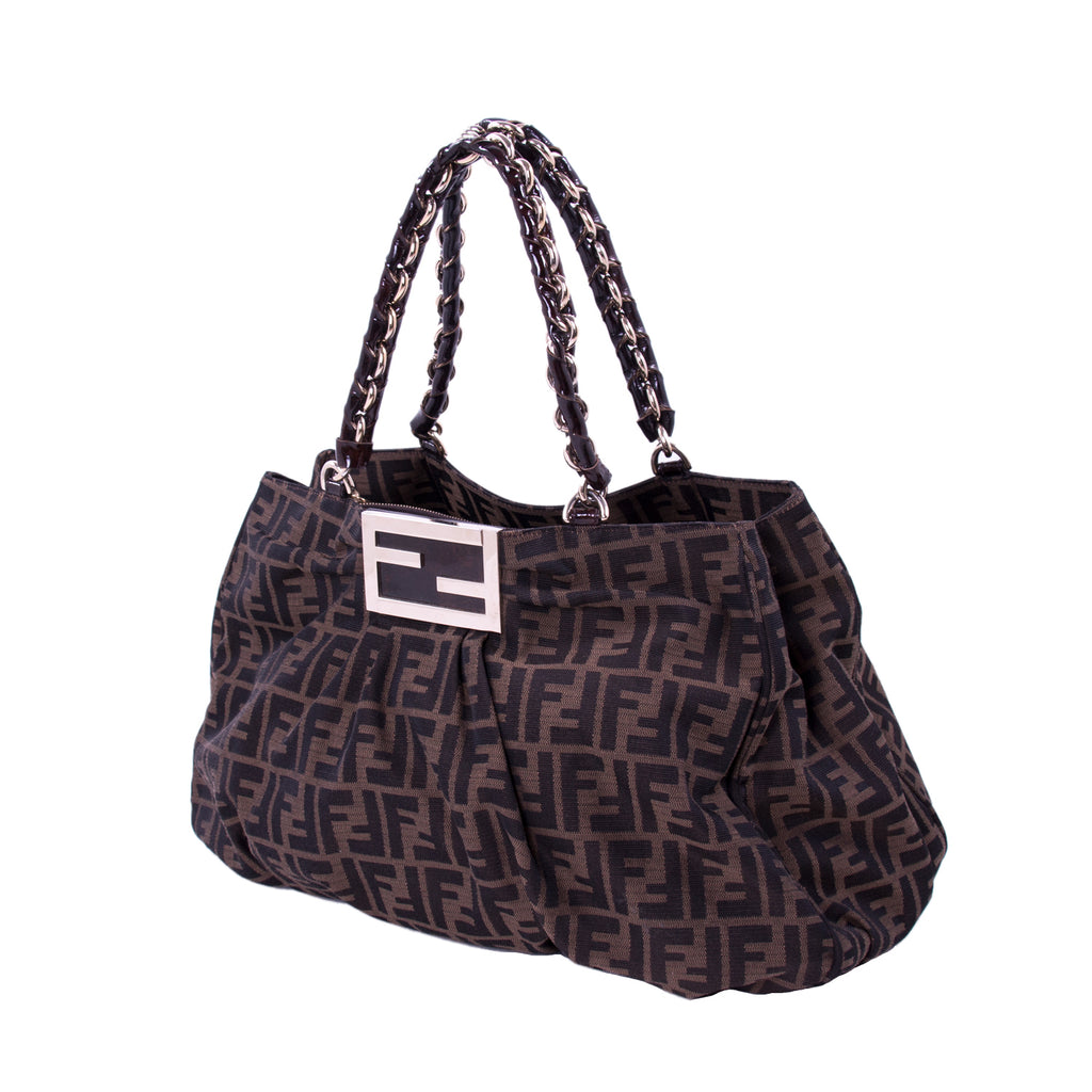 Fendi Mia Zucca Large Canvas Bag Bags Fendi - Shop authentic new pre-owned designer brands online at Re-Vogue