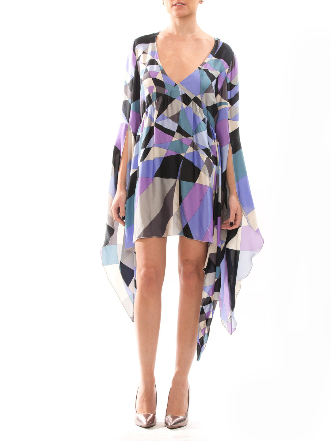 Emilio Pucci Purple Silk Dress - revogue