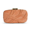 Elie Saab Orange Suede Clutch - revogue