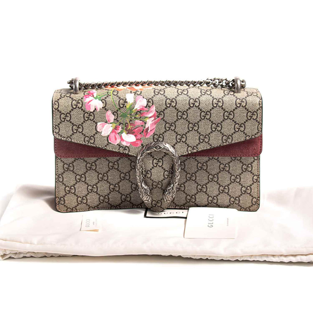 Gucci Dionysus Blooms GG Supreme Shoulder Bag Bags Gucci - Shop authentic new pre-owned designer brands online at Re-Vogue