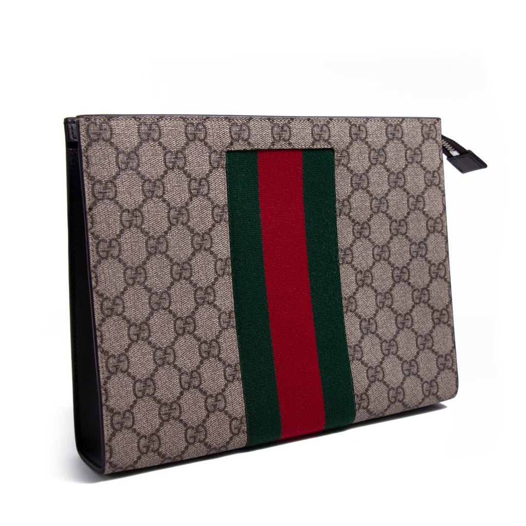 Gucci GG Supreme Web pouch Bags Gucci - Shop authentic new pre-owned designer brands online at Re-Vogue