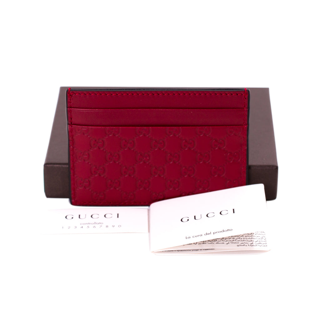 Gucci Guccissima Signature Card Holder Accessories Gucci - Shop authentic new pre-owned designer brands online at Re-Vogue