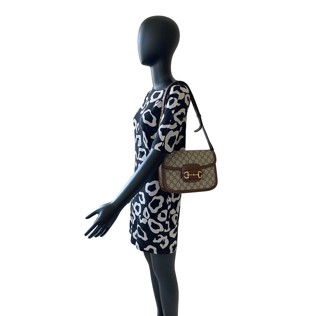 Gucci GG Horsebit 1955 Shoulder Bag - revogue