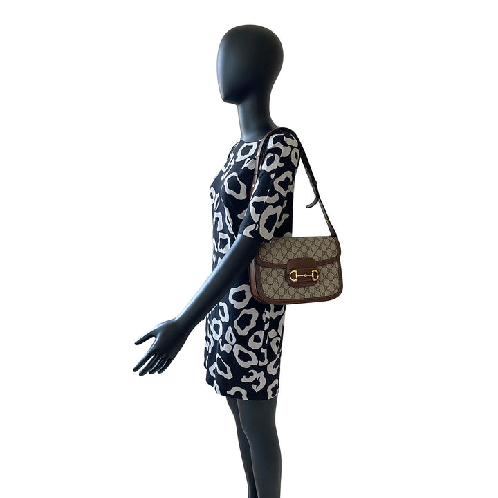 Gucci GG Horsebit 1955 Shoulder Bag - revogue