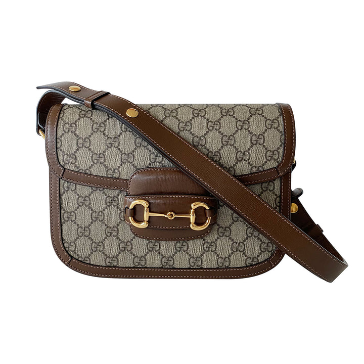 Gucci GG Horsebit 1955 Shoulder Bag - revogue