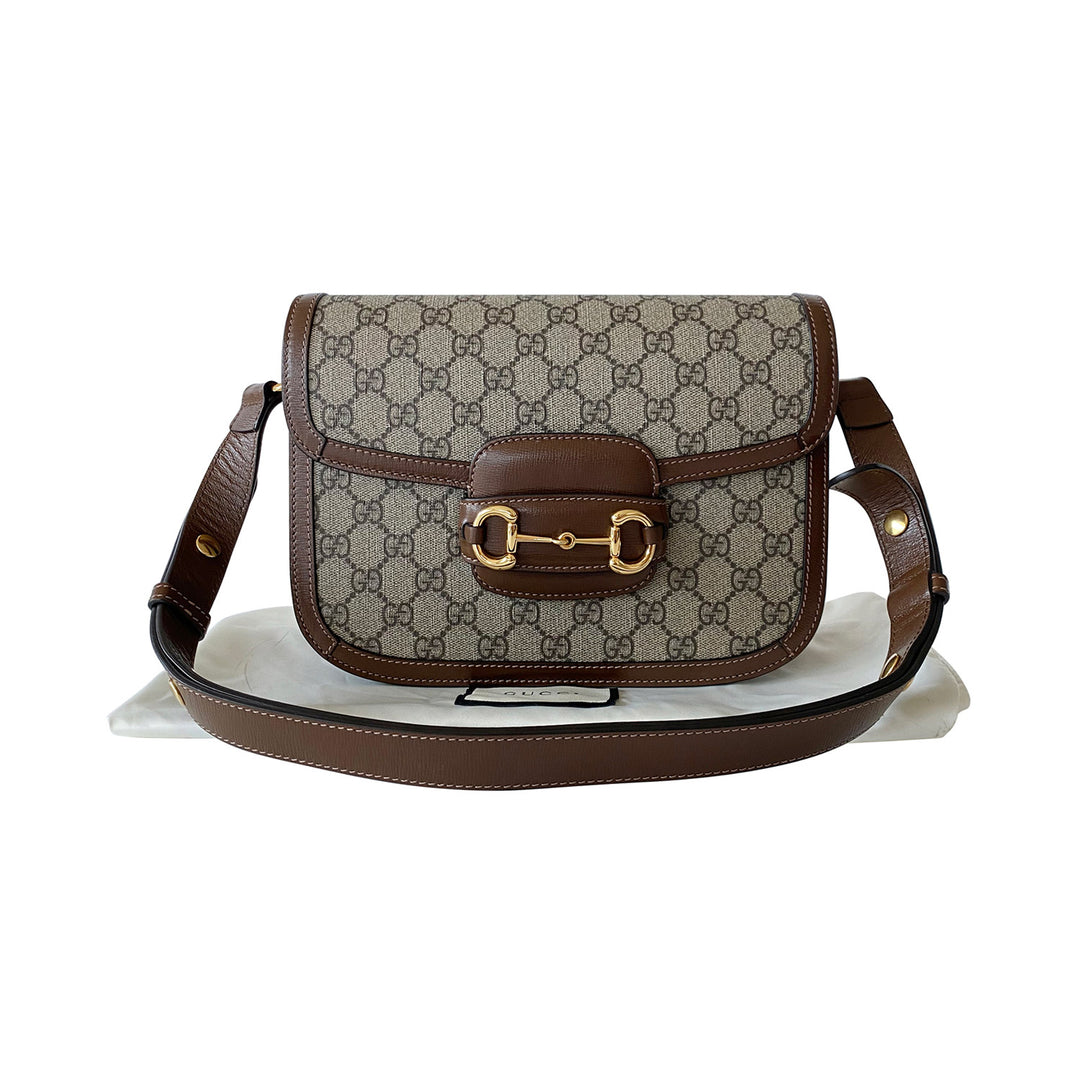 Gucci GG Horsebit 1955 Shoulder Bag - revogue