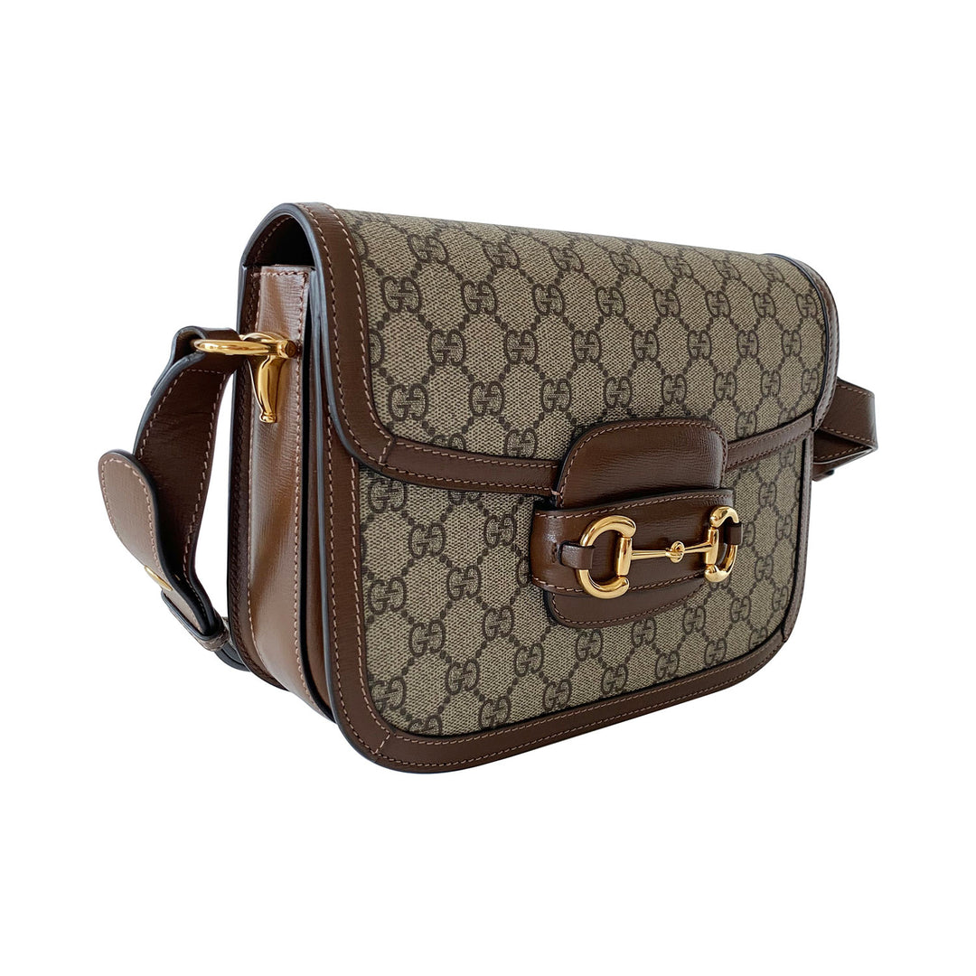 Gucci GG Horsebit 1955 Shoulder Bag - revogue
