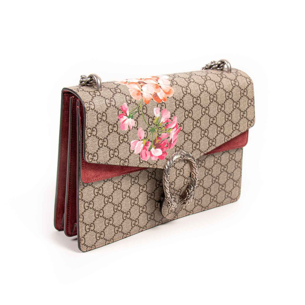 Gucci Dionysus Blooms GG Supreme Shoulder Bag Bags Gucci - Shop authentic new pre-owned designer brands online at Re-Vogue