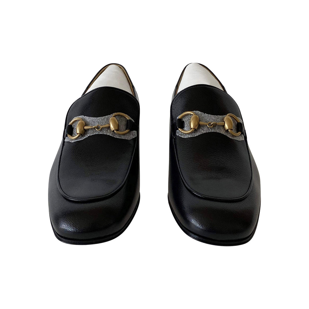 Gucci Brixton GG Leather Loafers