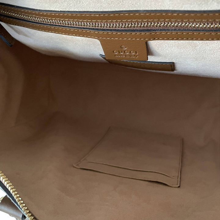 Gucci GG Supreme Embroidered Boston Bag - revogue