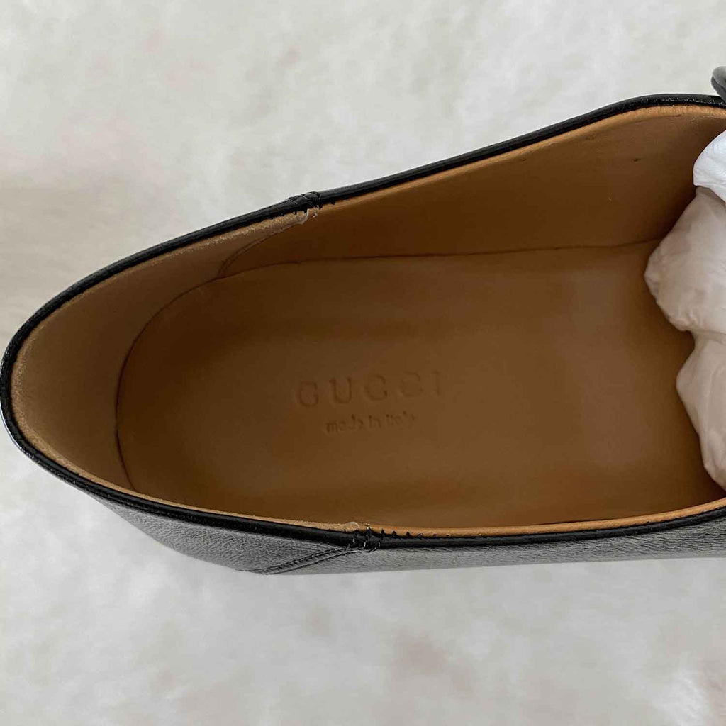 Gucci Brixton GG Leather Loafers