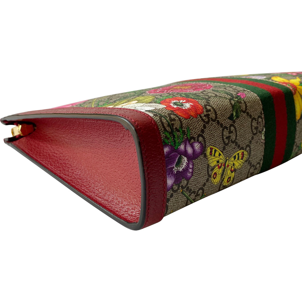 Gucci GG Web Ophidia Floral Toiletry Pouch