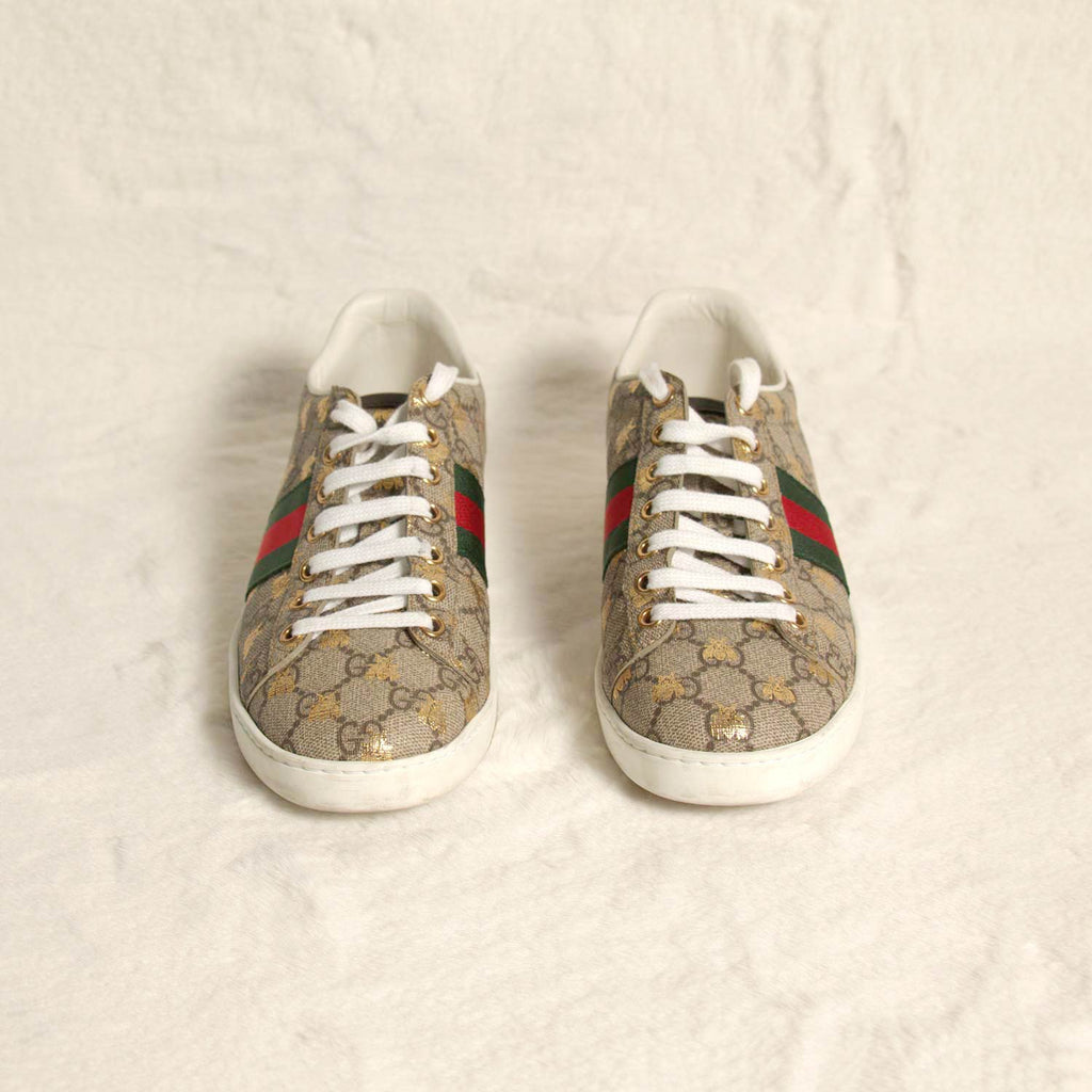 Gucci Bee Ace GG Supreme Sneakers