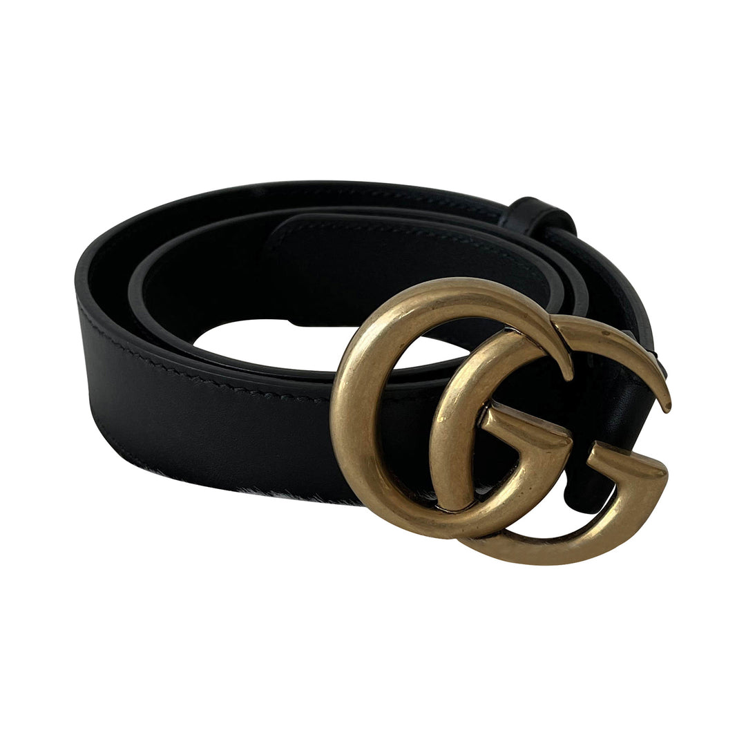 Gucci GG Marmont Leather Belt - revogue
