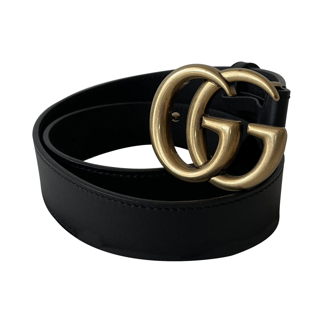 Gucci GG Marmont Leather Belt - revogue