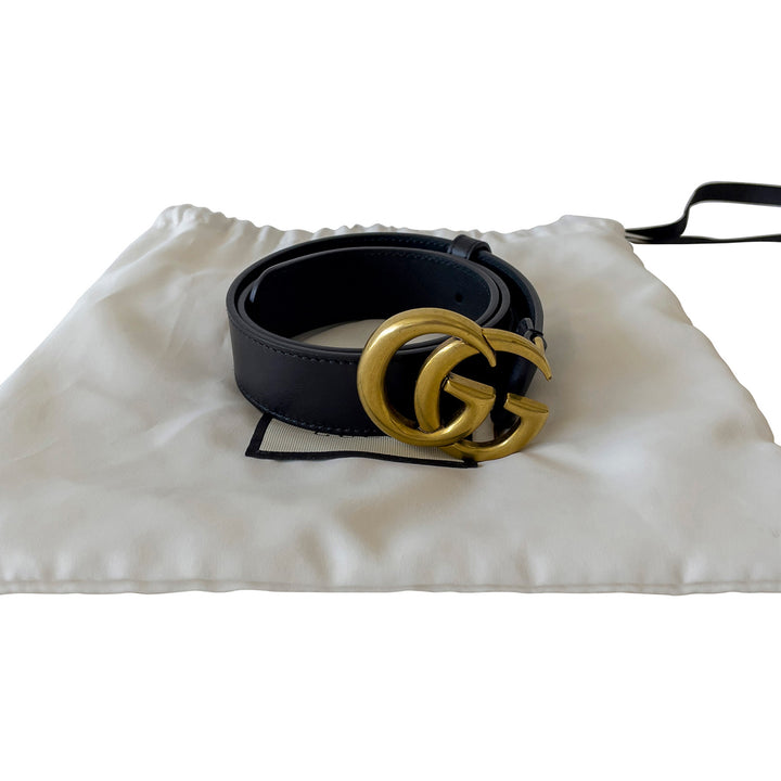 Gucci GG Marmont Leather Belt - revogue