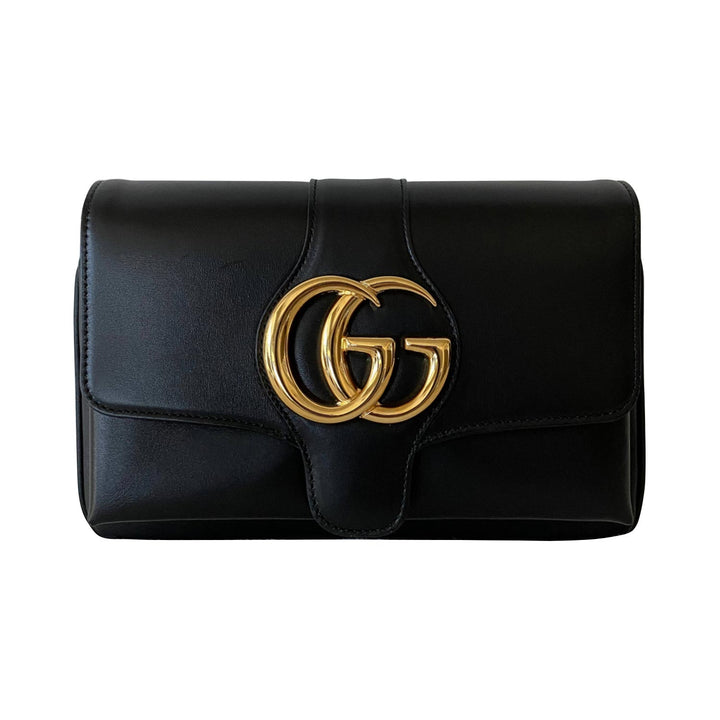 Gucci GG Marmont Leather Aril Shoulder Bag - revogue