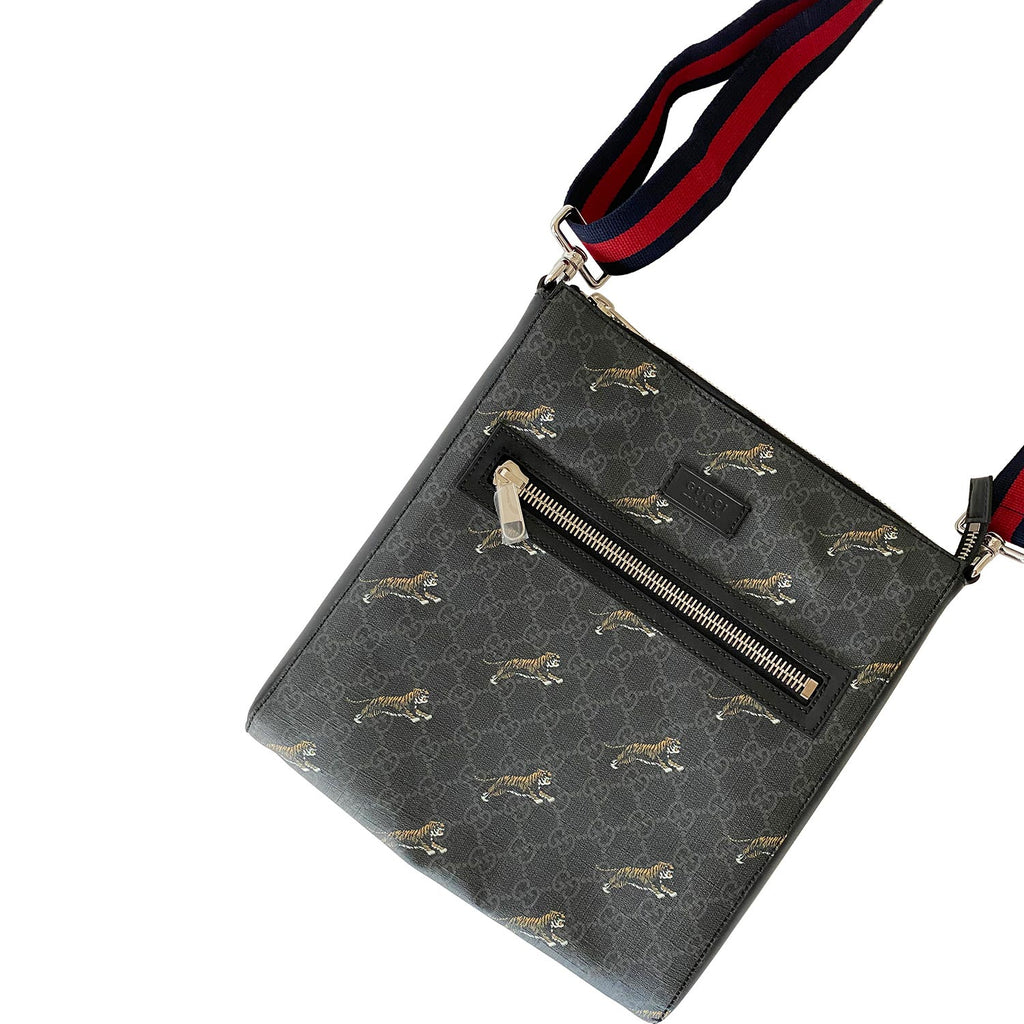 Gucci Bestiary Messenger with Tigers